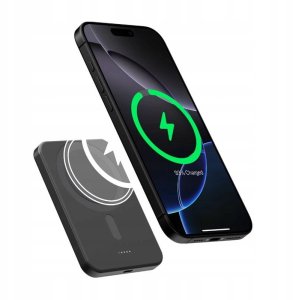 Pitaka Power Bank Qi2, Black/Grey 4