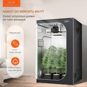 Namiot do uprawy roślin namiot uprawowy 122 x 122 x 203 cm 13