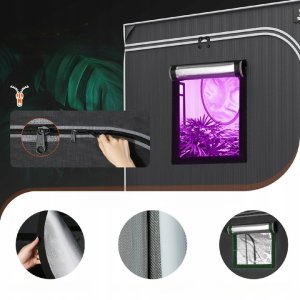 Namiot do uprawy roślin namiot uprawowy 122 x 122 x 203 cm 5