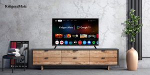 Telewizor Kruger&amp;Matz 32" HD Google TV 5.0, DVB-T2/S2/T/C H.265 HEVC 5