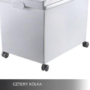 Gastronomiczne pojemniki do przechowywania na kółkach 3x40 l 7