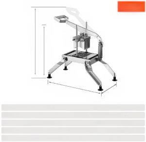 Krajalnica do warzyw ręczna stalowa do ziemniaków cebuli frytek 11
