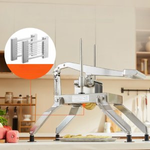 Krajalnica do warzyw ręczna stalowa do ziemniaków cebuli frytek 9