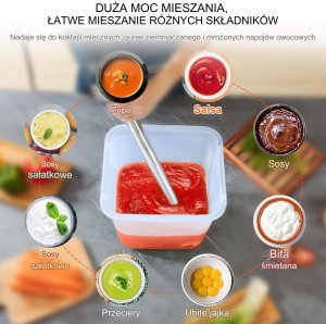 Blender ręczny mikser gastronomiczny 500W 50.8cm 5