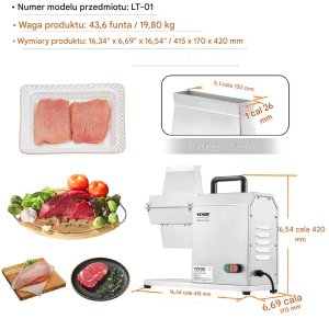 Maszynka do rozbijania mięsa kotleciarka ręczna 450 W 3