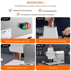 Maszynka do rozbijania mięsa kotleciarka ręczna 450 W 4