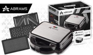 OPIEKACZ GOFROWNICA GRILL 3W1 OPIEKACZ TOSTER DO KANAPEK 1000W MOCNY 3