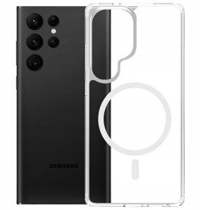Etui Armor MagCase do Samsung S24 Ultra MagSafe przezroczyste 2