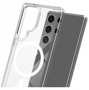 Etui Armor MagCase do Samsung S24 Ultra MagSafe przezroczyste 4