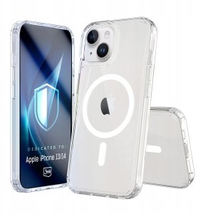Etui Armor MagCase do iPhone 13/14 MagSafe przezroczyste 13