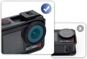 2x Silikonowy Pierścień Ochronny Na Obiektyw Do Dji Osmo Action 5 Pro / 4 / 3 / Lrr-ack2 6