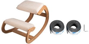 Klęcznik klękosiad krzesło biurowe ergonomiczne fotel biurowy biały dąd 9