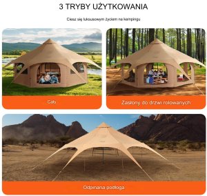 Namiot jurta mongolska namiot kempingowy pawilon 5 m 7