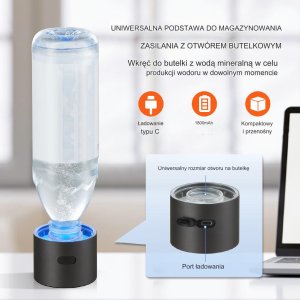 Generator wody wodorowej Jonizator wody 230ml 2