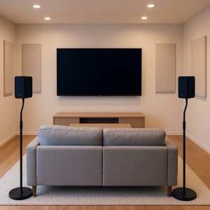 MOZOS MSS5-SET v2 STATYWY STOJAKI POD GŁOŚNIKI 2 SZT 4