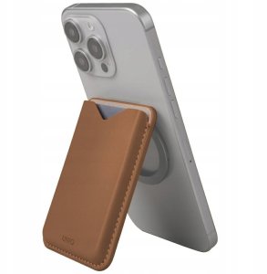 Magnetic wallet UNIQ Lyden Evo stand phone caramel 2