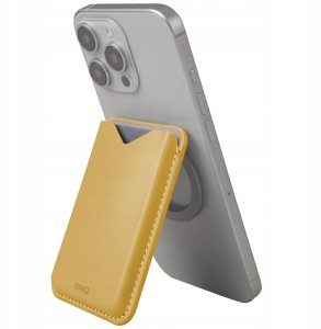 Magnetic wallet UNIQ Lyden Evo stand phone yellow 2