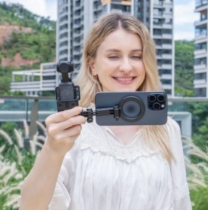Mocowanie Uchwyt MagSafe Magnes do Telefonu iPhone na DJI Osmo Pocket 3 / JJC / EA-OP3MS 3