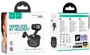 Słuchawki bezprzewodowe douszne Hoco TWS EQ24 czarne 3
