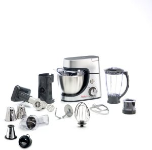 Moulinex QA519D robot kuchenny 1100 W 4,6 l Srebrny Wbudowane wagi 3