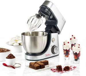 Moulinex QA519D robot kuchenny 1100 W 4,6 l Srebrny Wbudowane wagi 6