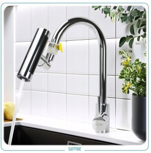 Przedłużka do baterii kuchennej kranu obrotowa perlator 4 funkcje SOTBE 13