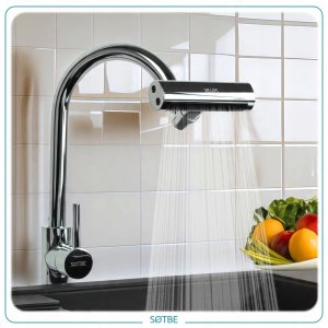 Przedłużka do baterii kuchennej kranu obrotowa perlator 4 funkcje SOTBE 3