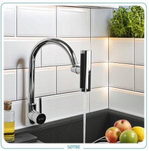 Przedłużka do baterii kuchennej kranu obrotowa perlator 4 funkcje SOTBE 4