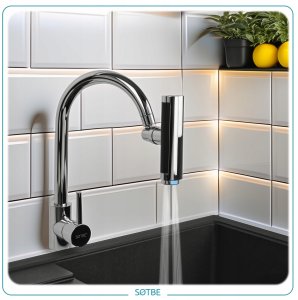 Przedłużka do baterii kuchennej kranu obrotowa perlator 4 funkcje SOTBE 9