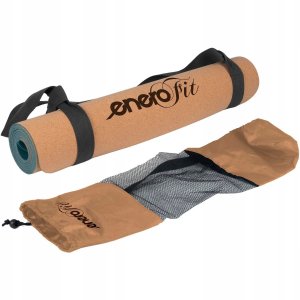 KORKOWA MATA DO ĆWICZEŃ JOGI 183x61x0.4CM ENERO FIT 6