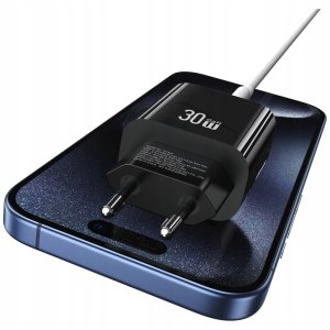 Ładowarka Usams CC316 T65 sieciowa 1x USB-A 1x USB-C 30W (USA001631) 5