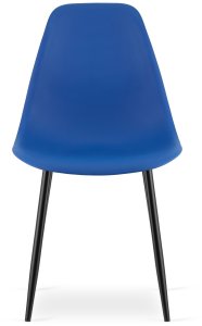 Krzesło WAT niebieskie / nogi czarne x 1 6