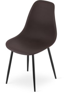 Krzesło WAT kawa / nogi czarne x 1 2