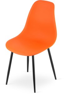 Krzesło WAT pomarańcz / nogi czarne x 2 3