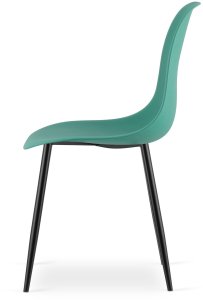 Krzesło WAT zielone / nogi czarne x 2 4