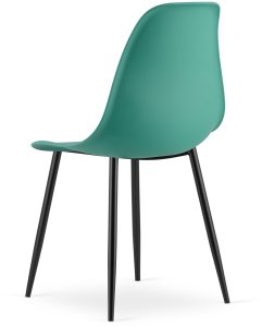 Krzesło WAT zielone / nogi czarne x 2 5