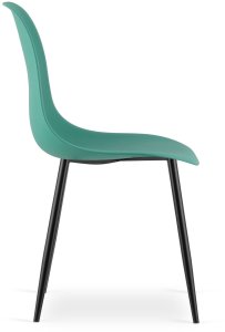 Krzesło WAT zielone / nogi czarne x 2 6