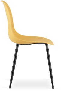 Krzesło WAT musztarda / nogi czarne x 2 6