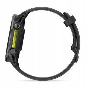Garmin Forerunner® 970 Carbon Grey DLC Titanium with Black Case and Black/Translucent Whitestone Band 3