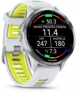 Zegarek sportowy Garmin Forerunner 970 Biało-żółty  (010-02969-11) 5