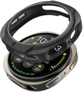 OBUDOWA SPIGEN DO SAMSUNG GALAXY WATCH 8 40 mm, Czarne Etui, Nakładka 7
