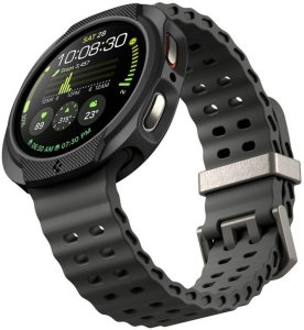 OBUDOWA SPIGEN DO SAMSUNG GALAXY WATCH 8 40 mm, Czarne Etui, Nakładka 8