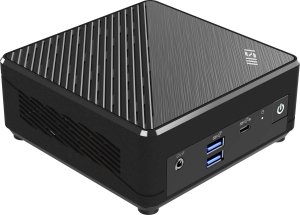 MSI CUBI N ADL S-225BEU komputer typu barebone Wielkość PC 0.5L Czarny N100 4