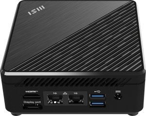 MSI CUBI N ADL S-225BEU komputer typu barebone Wielkość PC 0.5L Czarny N100 6