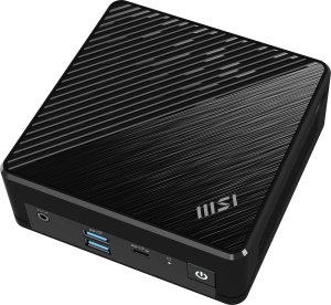 MSI CUBI N ADL S-225BEU komputer typu barebone Wielkość PC 0.5L Czarny N100 10