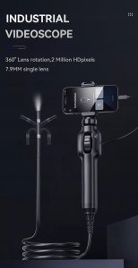 Kamera inspekcyjna endoskopowa z ruchomą głowicą E6257 8