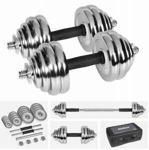 Rebel Active Hantle RBA-2326-30 chromowane 2 x 15 kg 2