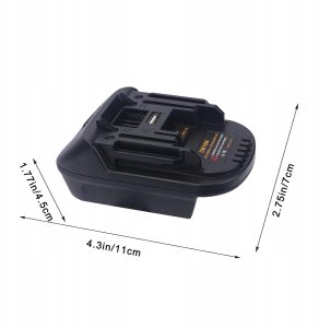 ADAPTER PRZEJSCIÓWKA Z DEWALT 18V 20V MILWAUKEE M18 DO NARZĘDZI MAKITA 8