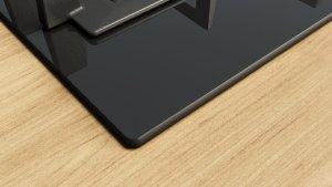 Płyta grzewcza Bosch Serie 4 PNP6B6K40 płyta kuchenna Czarny Wbudowany 59 cm Gaz 4 stref(y) 5