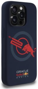 ETUI RED BULL HC SILICONE ORBR20 LOGO RED LINING DO IPHONE 15 PRO MAGSAFE GRANATOWY 4